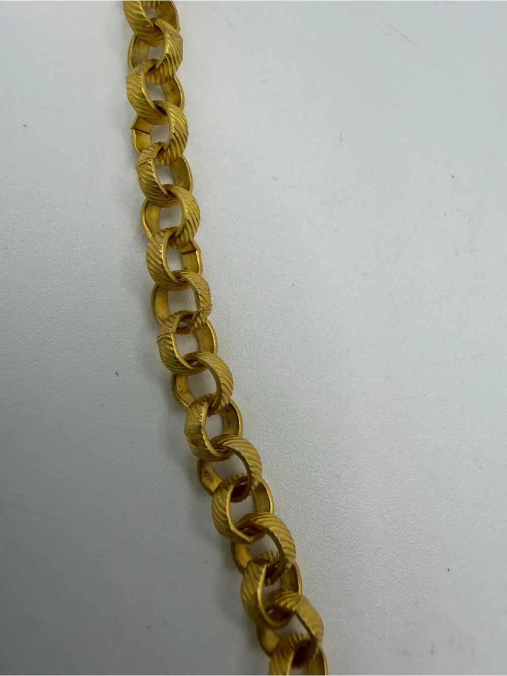 Gold-Tone Multi-Stone Cross Pendant Necklace - Picture 3 of 3